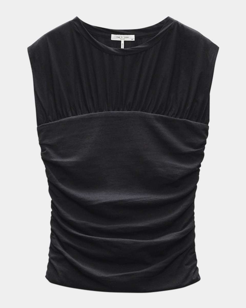 Mica Banded Combo Top
